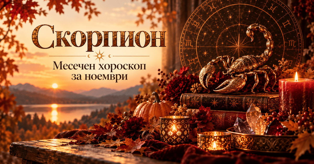 Месечен хороскоп за Скорпион за ноември