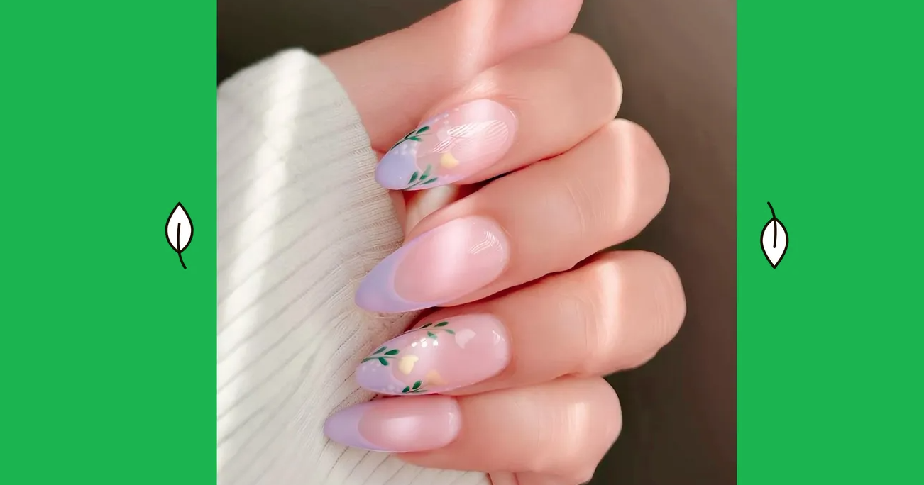 Цветя от Прованс: 7 от най-красиви идеи за френски маникюр с цветя