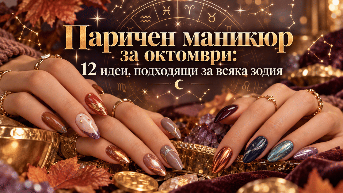Паричен маникюр за октомври: 12 идеи, подходящи за всяка зодия