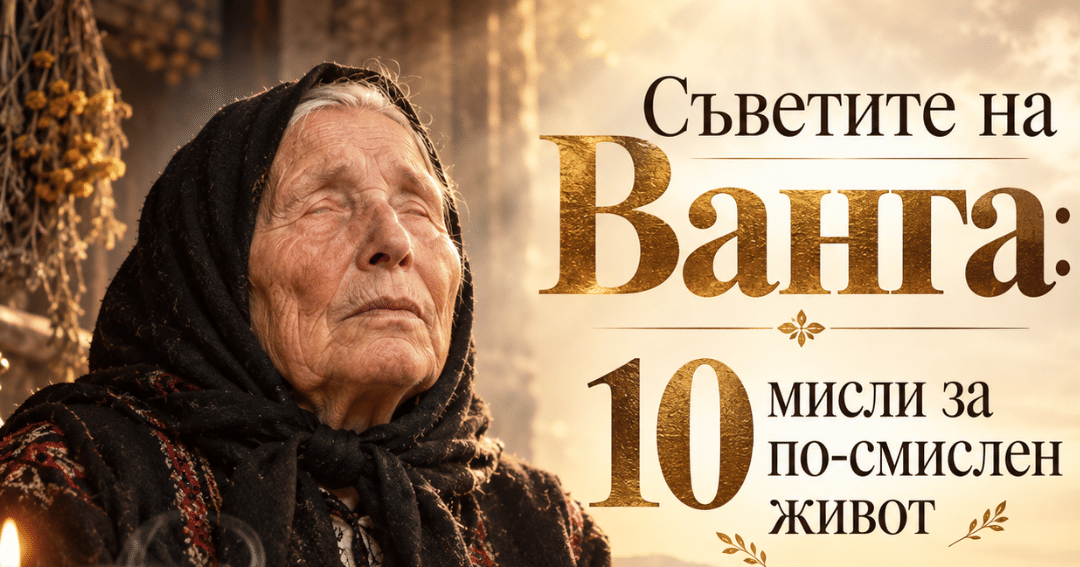 Съветите на Ванга: 10 мисли за по-смислен живот