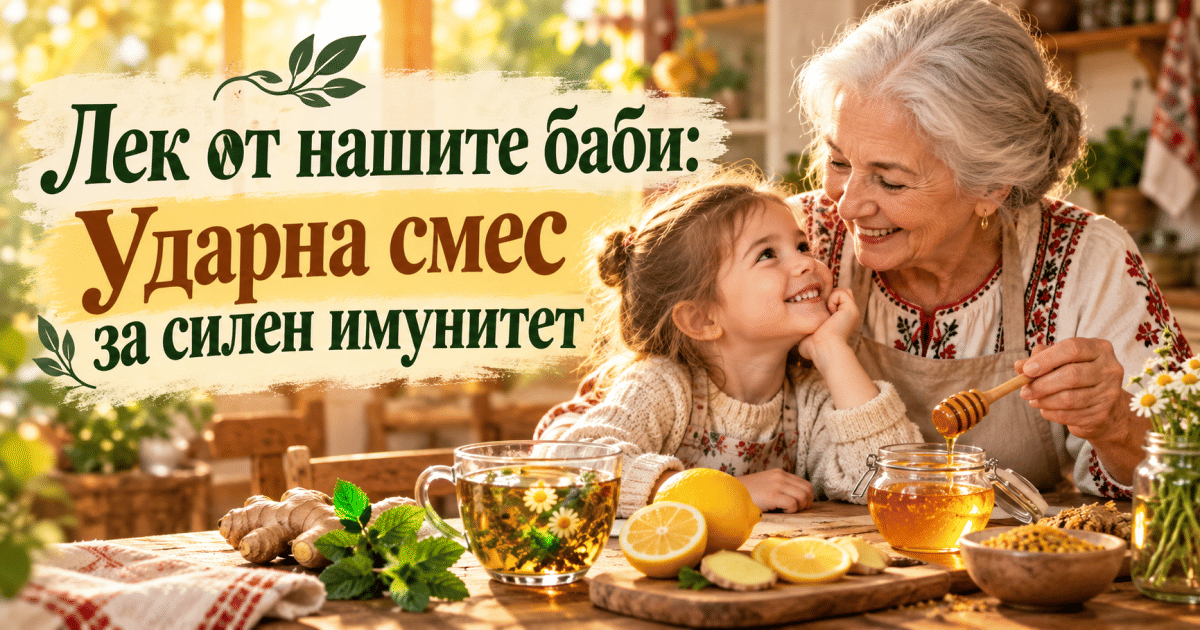Лек от нашите баби: Ударна смес за силен имунитет