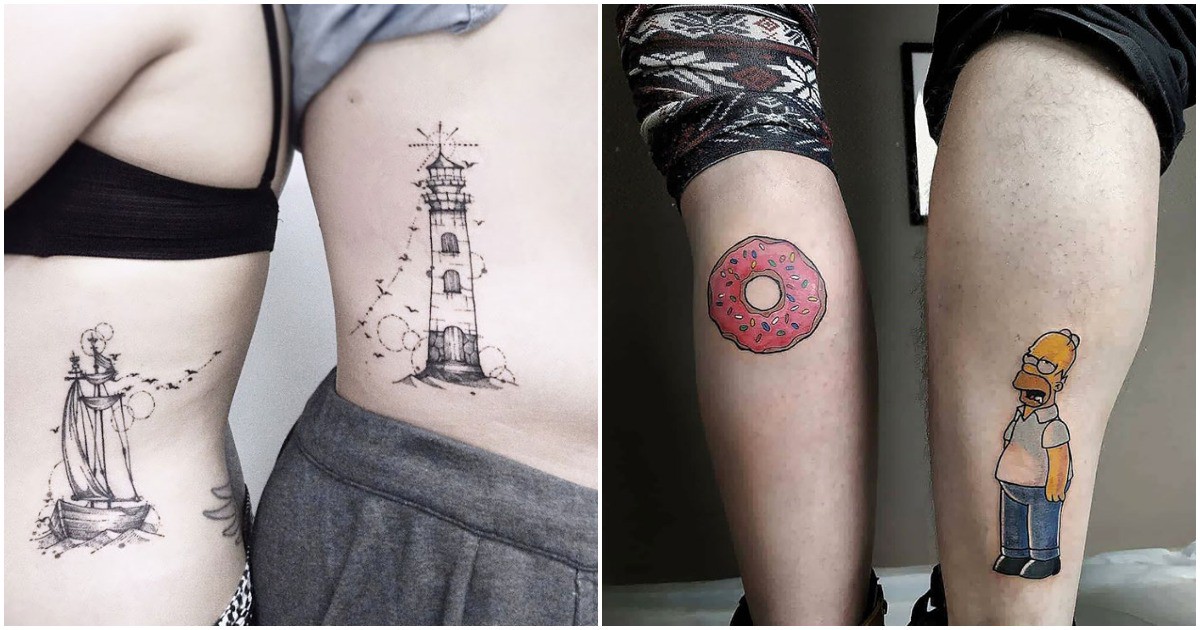 Невероятни идеи: 20 дизайна на татуировки за двама
