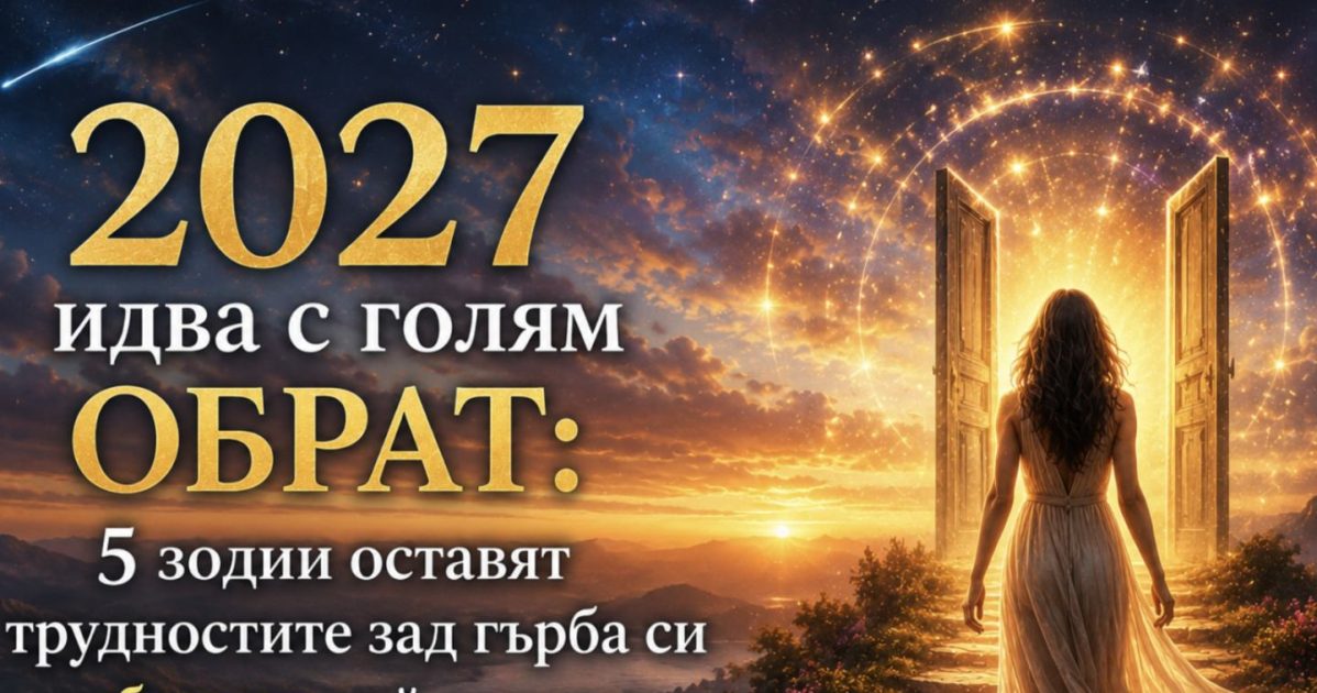 2027 идва с голям обрат: 5 зодии оставят трудностите зад гърба си и сбъдват най-смелите си мечти