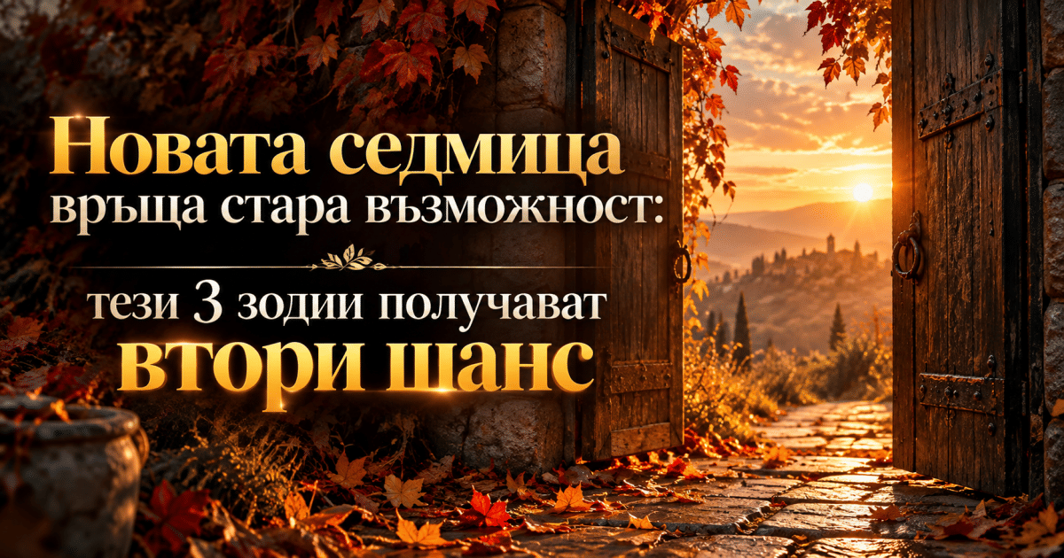 Новата седмица връща стара възможност: тези 3 зодии получават втори шанс