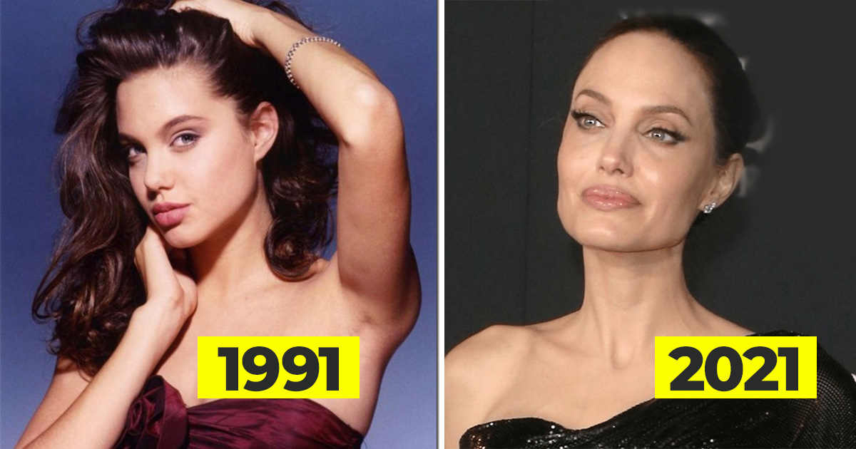 Преди и сега: Как се промени Анджелина Джоли през годините