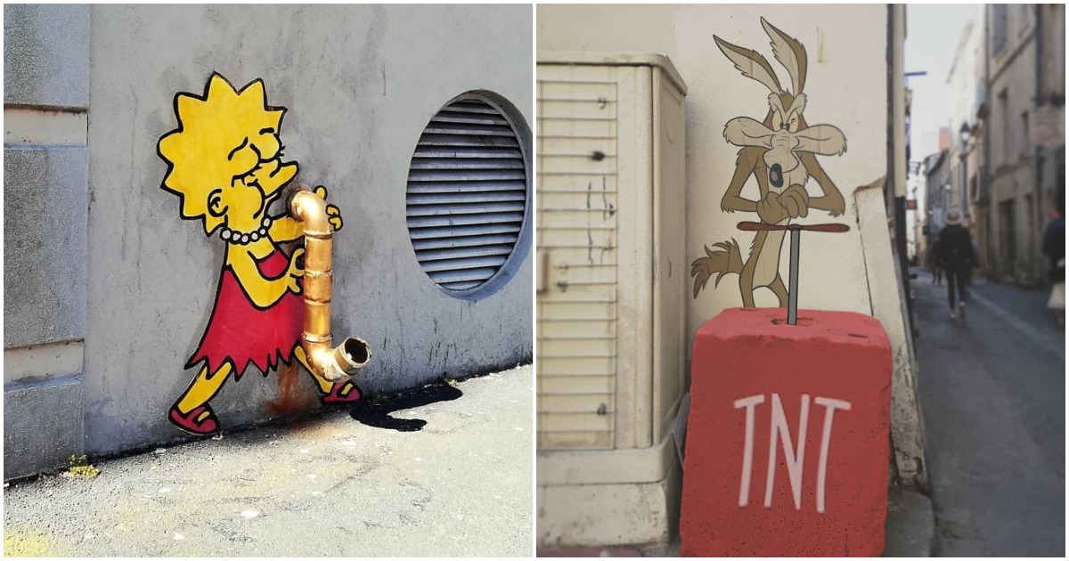 Улично изкуство: Любимите ни анимационни герои в реалния свят
