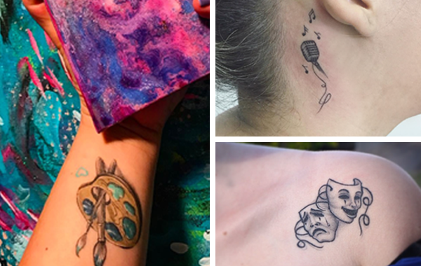 Татуировки, създадени за творчески натури