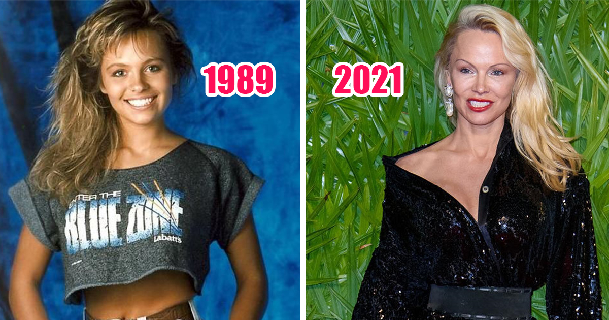 Преди и сега: Как се промени Памела Андерсън през годините