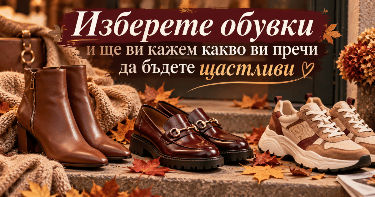 Изберете обувки и ще ви кажем какво ви пречи да бъдете щастливи