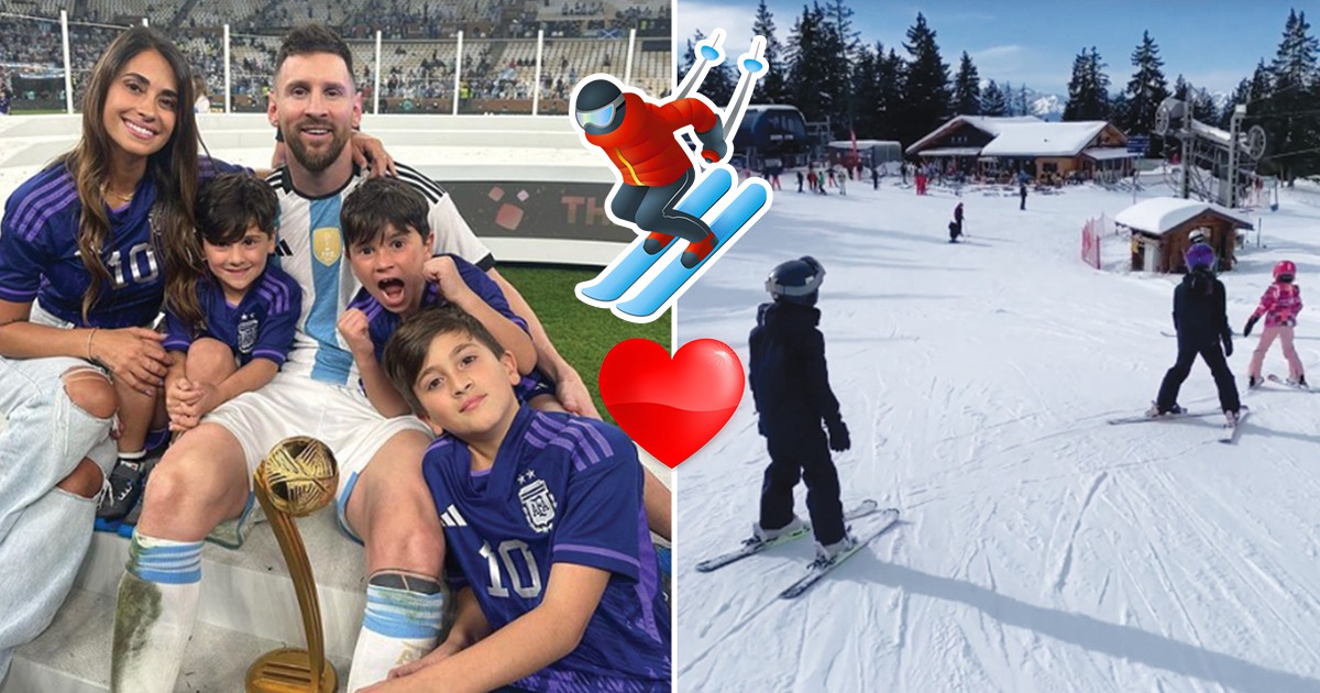 Лео Меси заведе любимите си на семейна ски ваканция в Алпите (СНИМКИ)