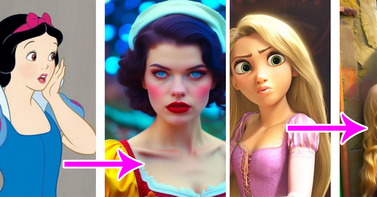 Как биха изглеждали принцесите от приказките в реалния живот
