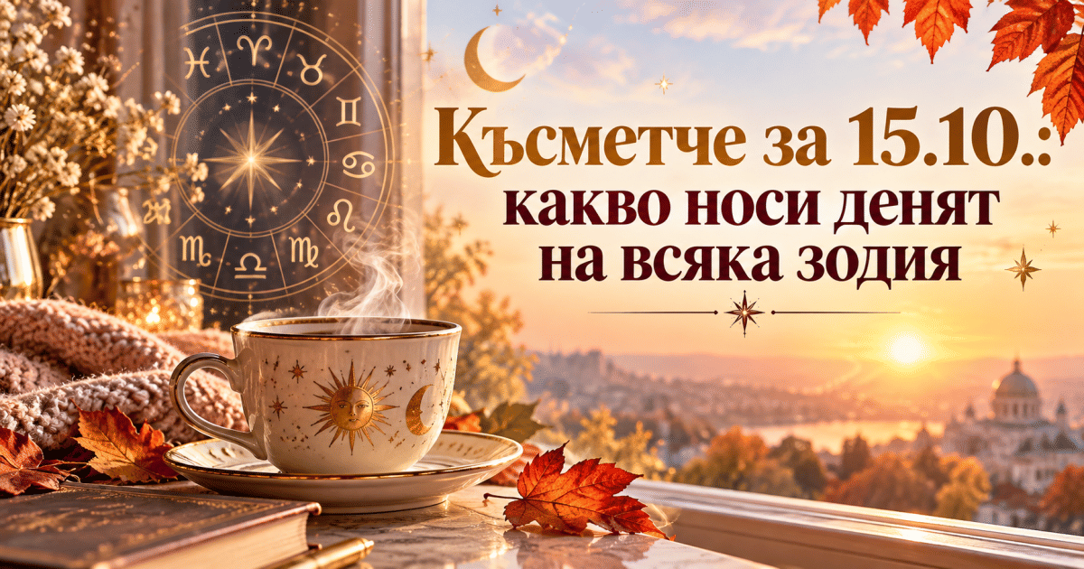 Късметче за 15.10.: какво носи денят на всяка зодия