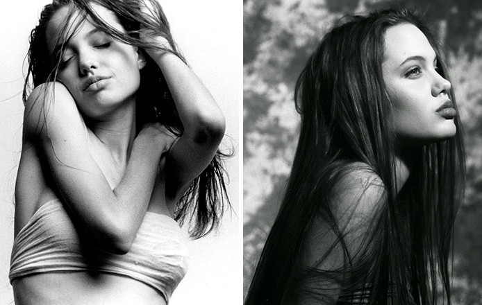 Вижте първите фотосесии на 15-годишната Анджелина Джоли