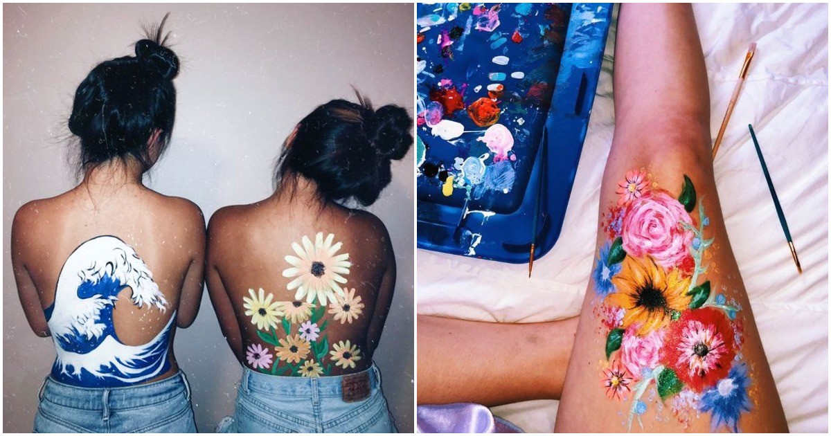 Любопитно: Боядисването на тялото е временната алтернатива на татуировките