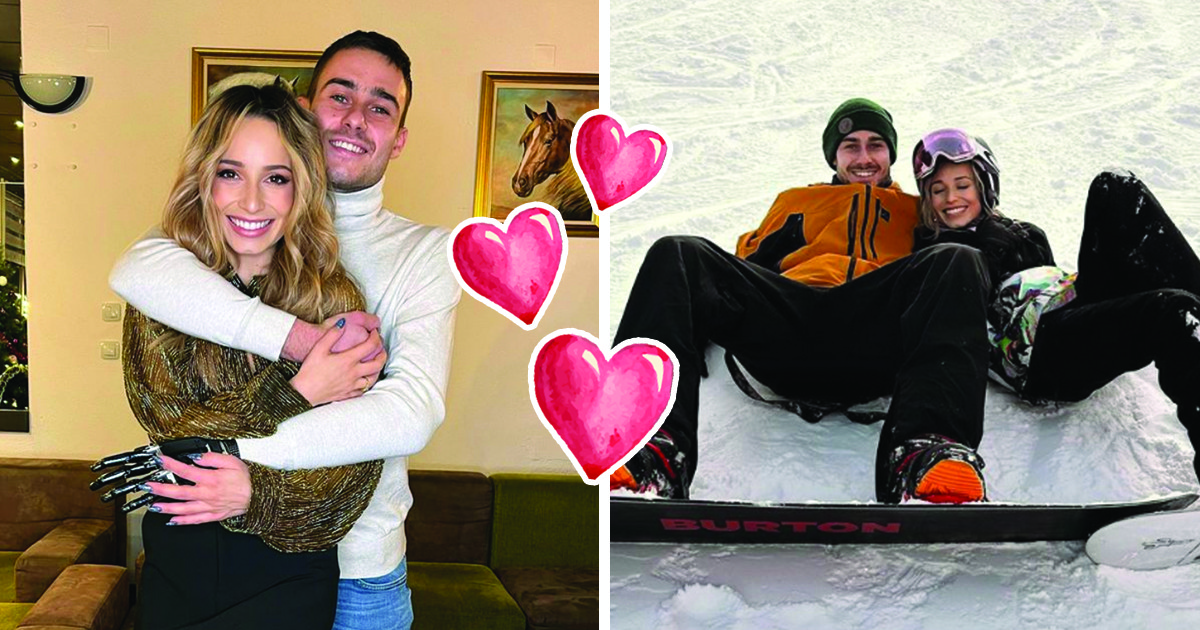 Щастливо семейство: Антоанет Пепе, Карамански и децата на ски почивка (СНИМКИ)