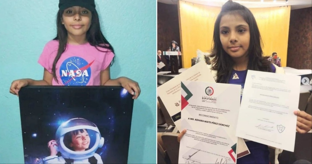 Адхара Перес младо момиче от Мексико е получила широко признание