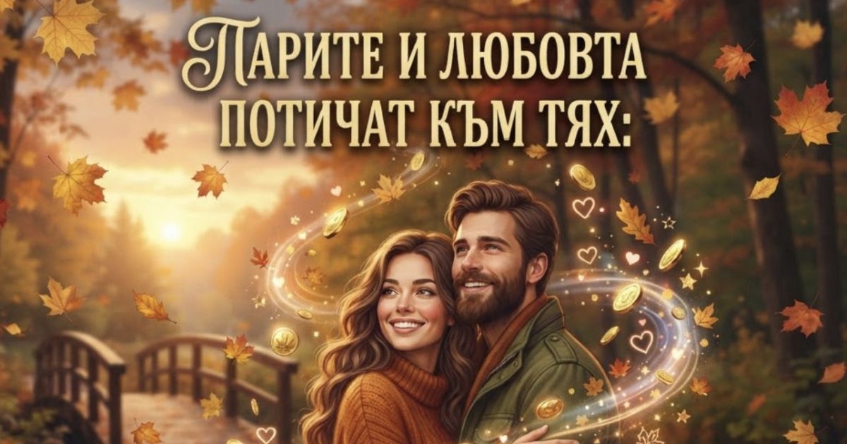 Парите и любовта потичат към тях: Тези 3 зодии ще изживеят най-вълшебната си есен!
