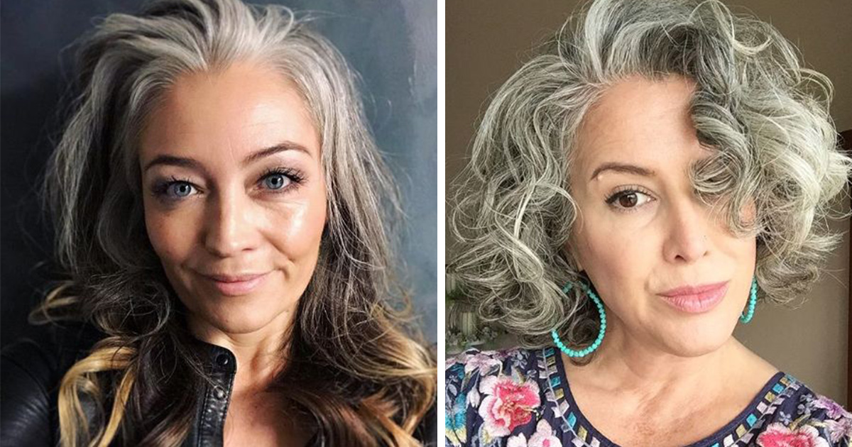 Независимо от възрастта: 22 дами доказват, че сивата коса изглежда прекрасно