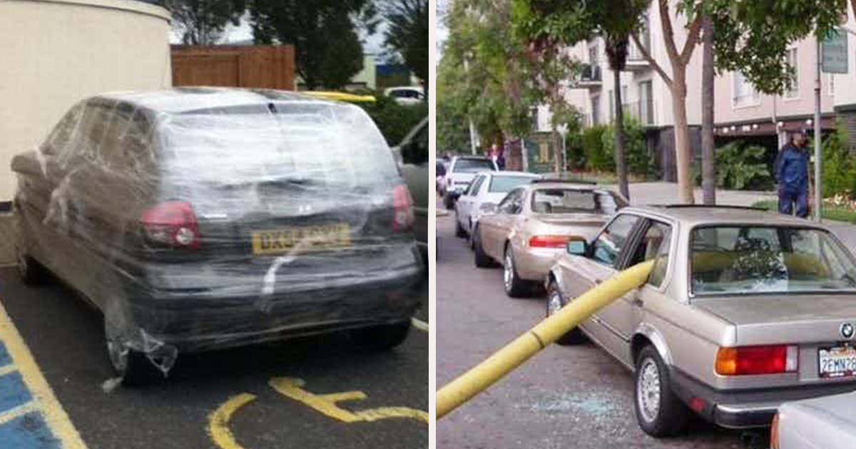 Забавно: Какво се случва, когато паркираш неправилно