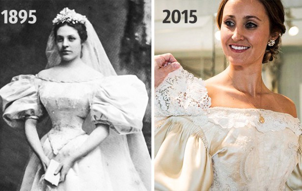 Сватбената рокля, която се предава 120 г. в едно семейство