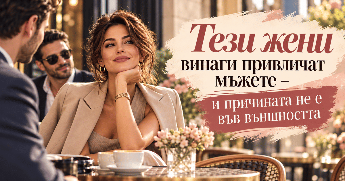 Тези жени винаги привличат мъжете – и причината не е във външността