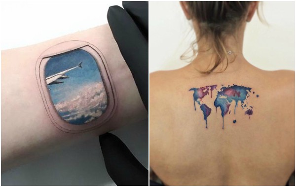 Невероятни татуировки за всички пътешественици
