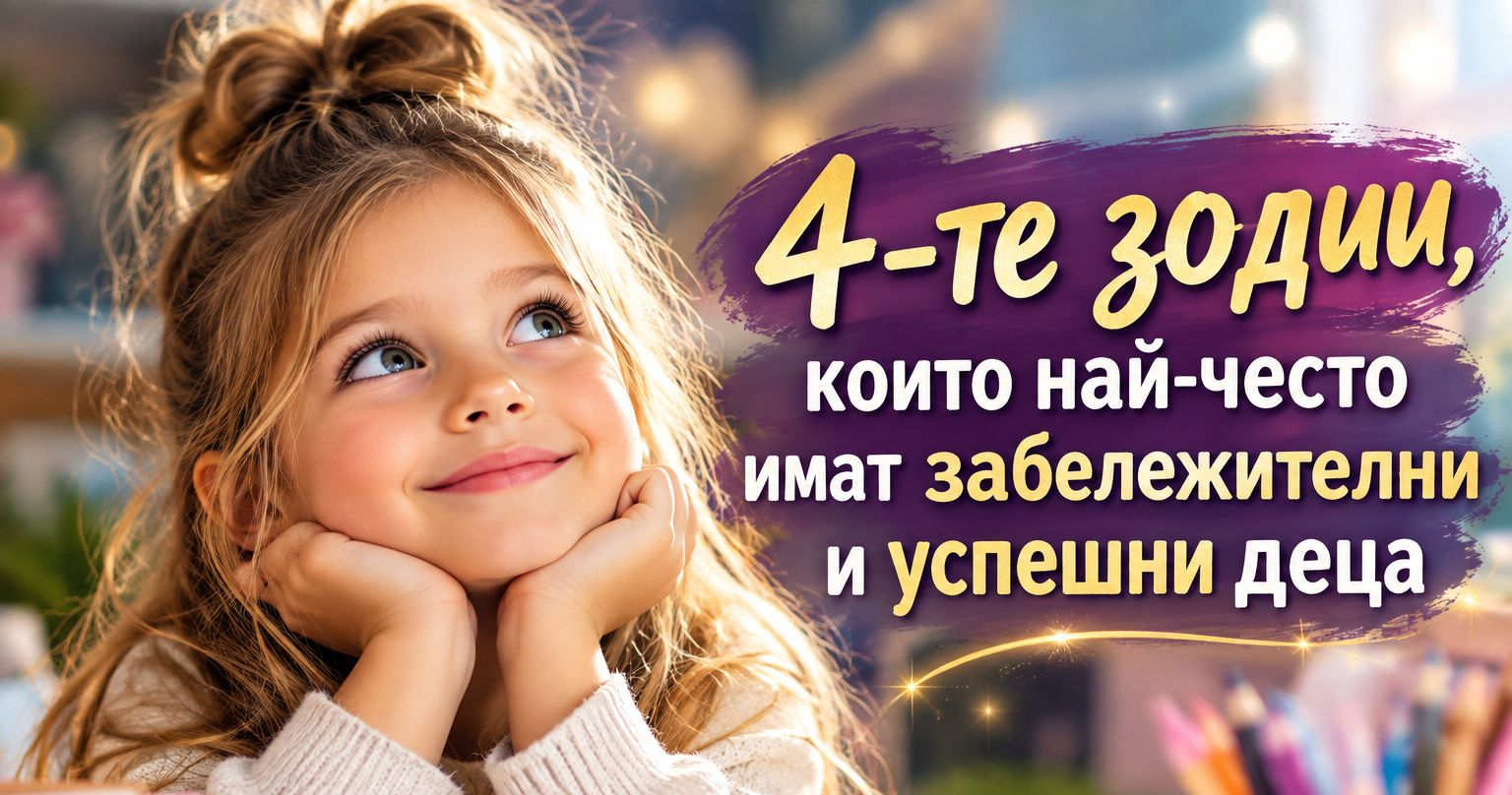 4-те зодии, които най-често имат забележителни и успешни деца