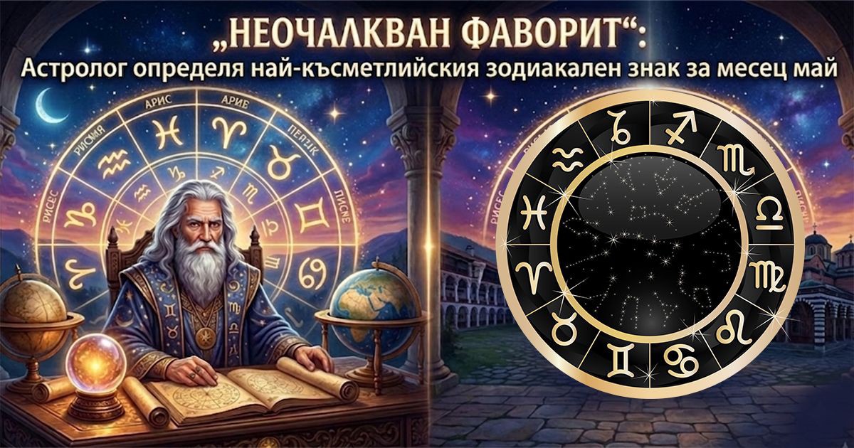 „Неочакван фаворит“: Астролог определя най-късметлийския зодиакален знак за месец май width=