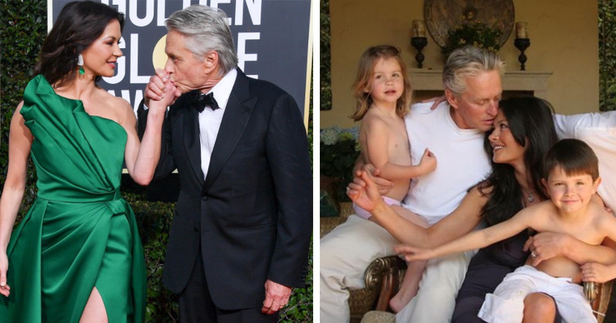 Майкъл Дъглас изглежда е много щастлив баща Това става ясно