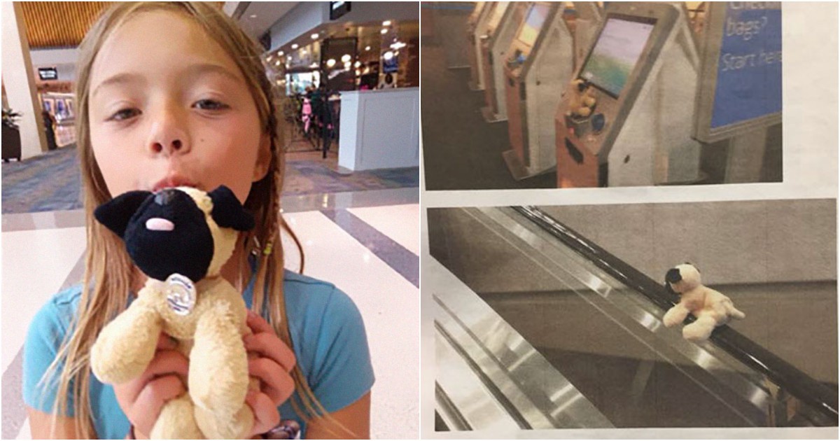 Трогателно: Момиченце загуби плюшената си играчка на летището, но получи страхотна изненада