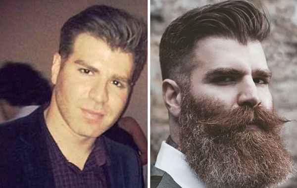 С брада или без: 17 мъже показват колко голяма е разликата