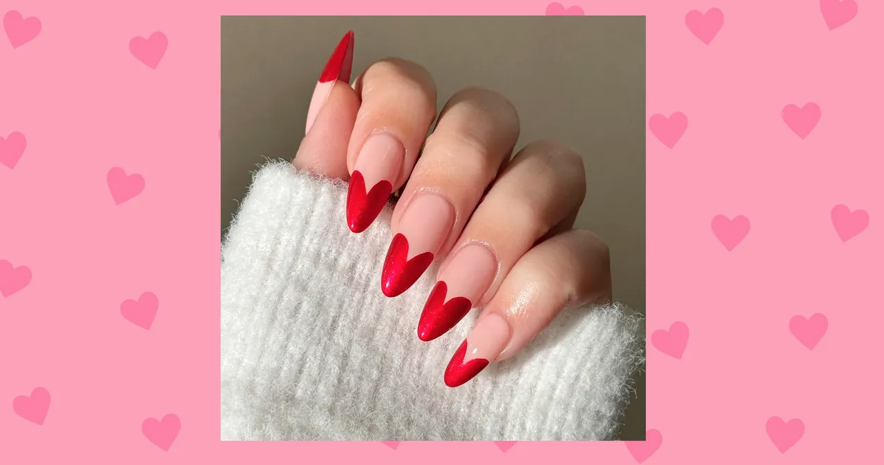 От кадифени сърца до глазирани точки: 10 романтични идеи за маникюр за Свети Валентин