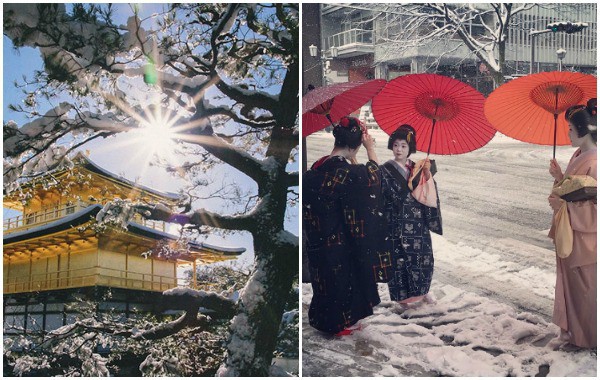 Невиждан сняг превърна Япония в истинска зимна приказка