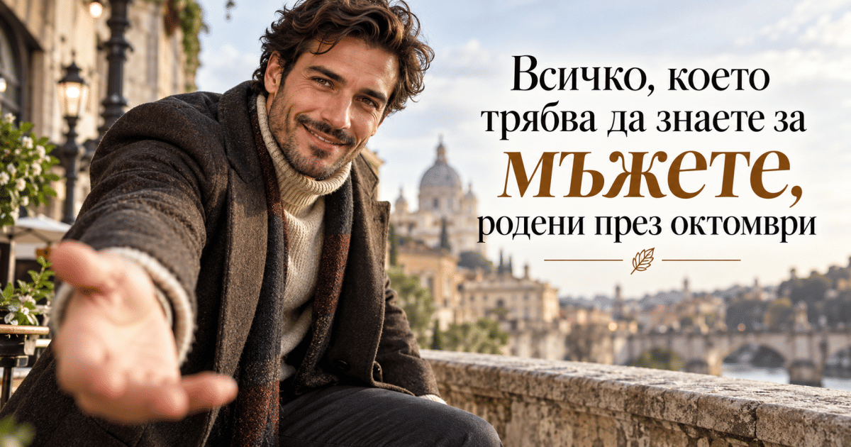 Всичко, което трябва да знаете за мъжете, родени през октомври