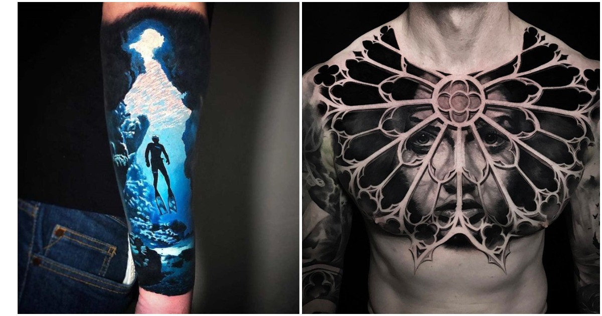 20 от най-вдъхновяващите 3D татуировки, които сте виждали
