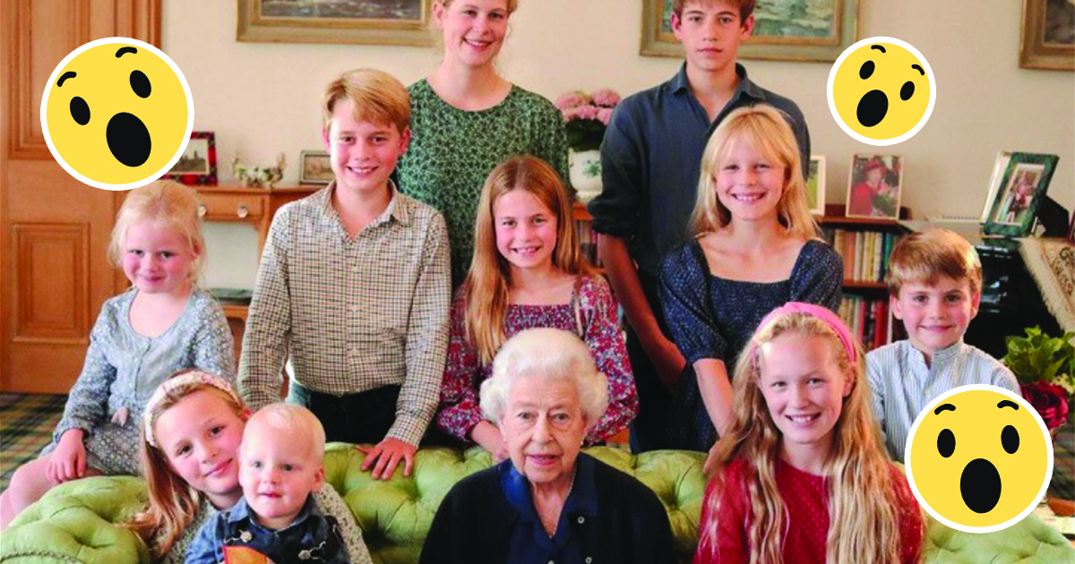 Посланието на кралицата: Тайното значение на последната снимка на Елизабет II с внуците й width=