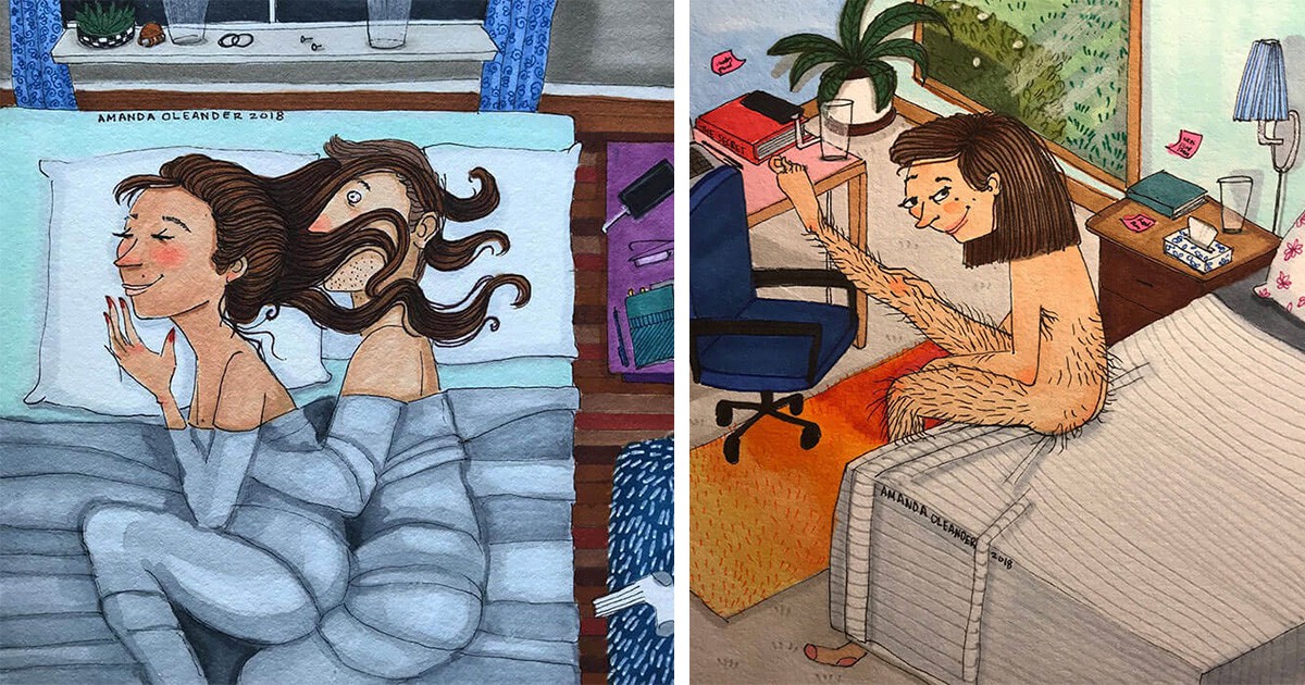 Забавни и искрени: колко е СЛАДЪК животът на влюбените в 18 илюстрации