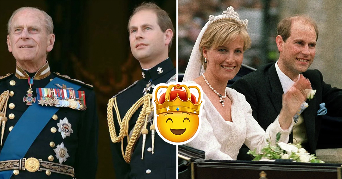 Принц Едуард е най-малкото от четирите деца на кралица Елизабет