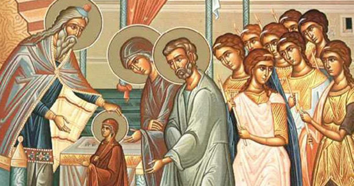 На 21 ви ноември православната църква отбелязва празника Въведение Богородично Празникът
