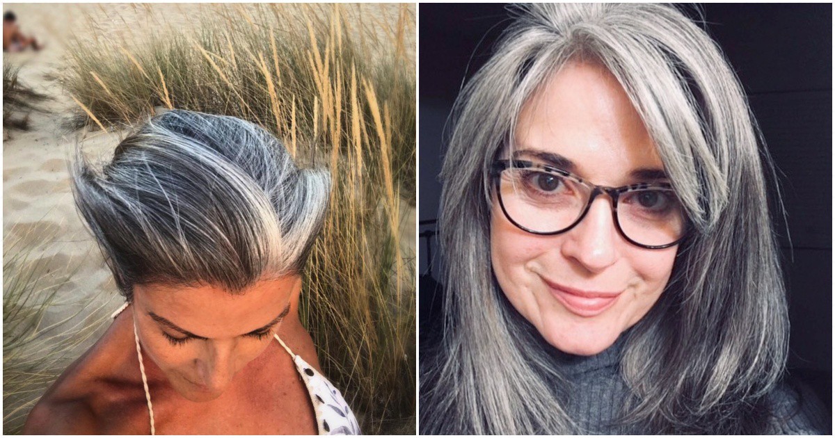 19 дами, които доказват, че сивата коса е прекрасна