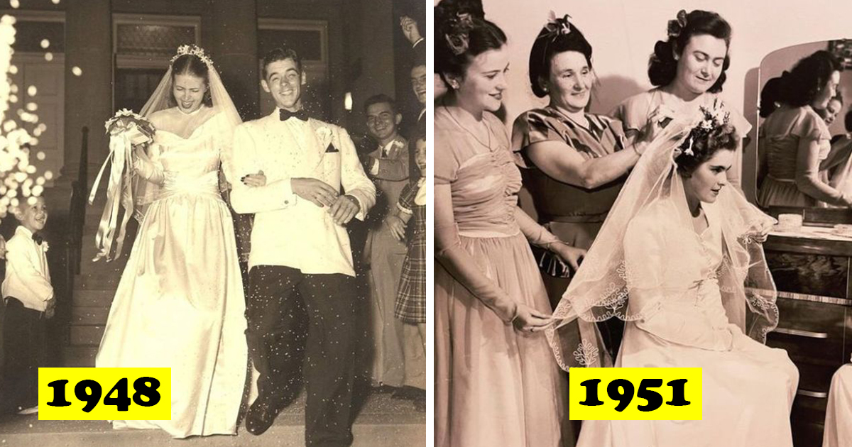 20 сватбени снимки от миналото, които ще ви очароват