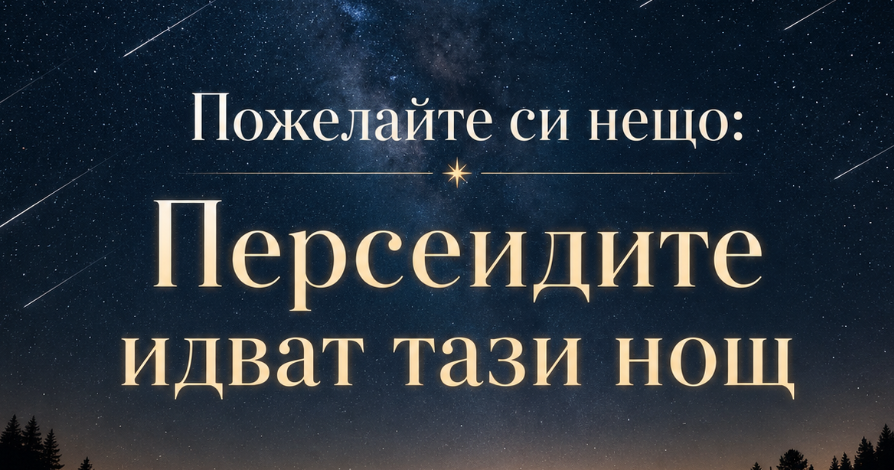 Пожелайте си нещо: Персеидите идват тази нощ width=