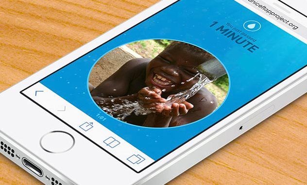 Не докосвайте телефона си 10 минути и ще осигурите вода на едно дете