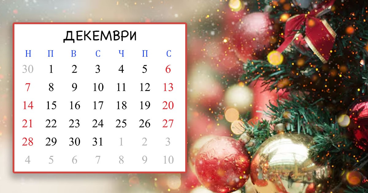 Декември 2025: Най-добрите и най-лошите дни от месеца – Не ги пренебрегвайте!