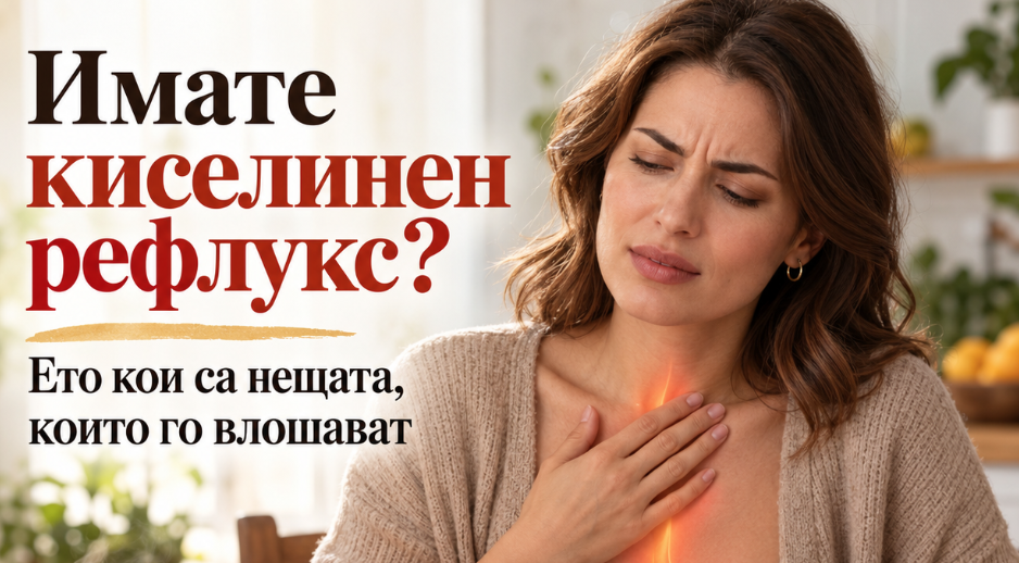 Имате киселинен рефлукс? Ето кои са нещата, които го влошават