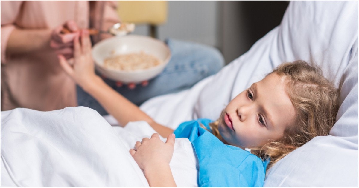 При грип - много течности и по-леки въглехидратни храни за децата