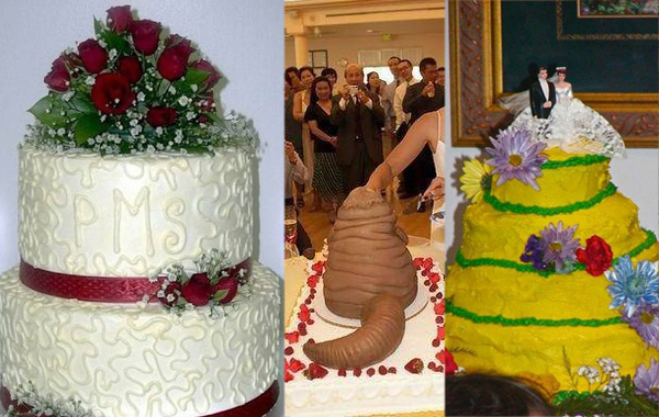 15 катастрофални сватбени торти, разплакали булките