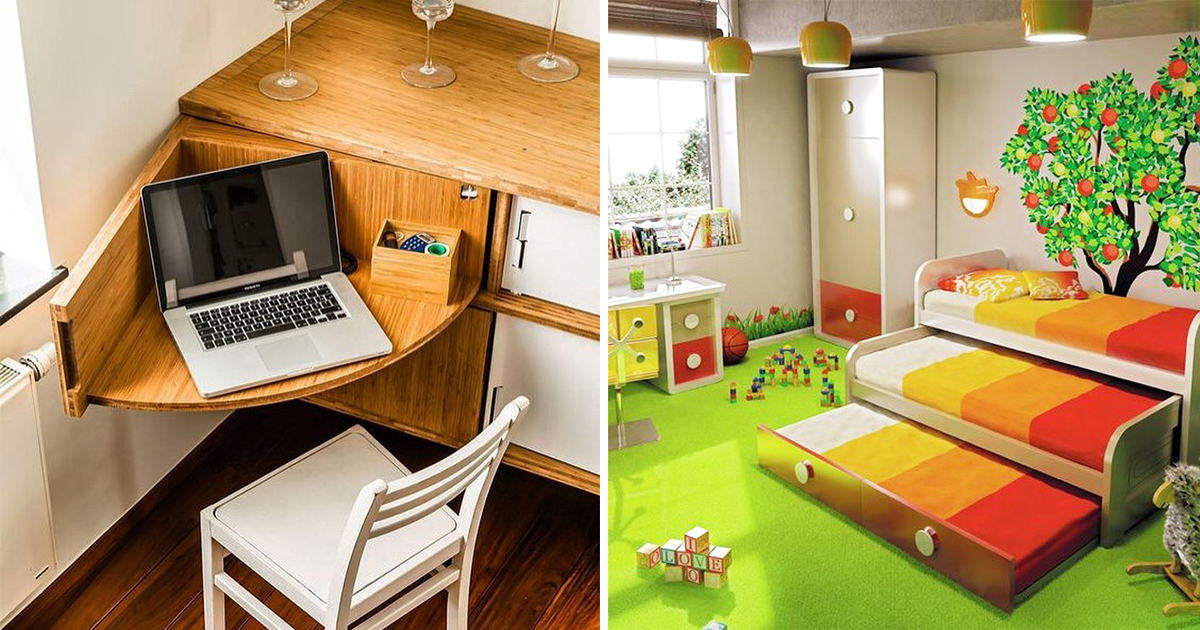 22 идеи за пестене на пространство, подходящи за всеки малък апартамент