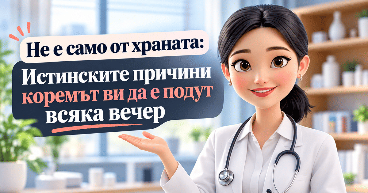 Не е само от храната: Истинските причини коремът ви да е подут всяка вечер
