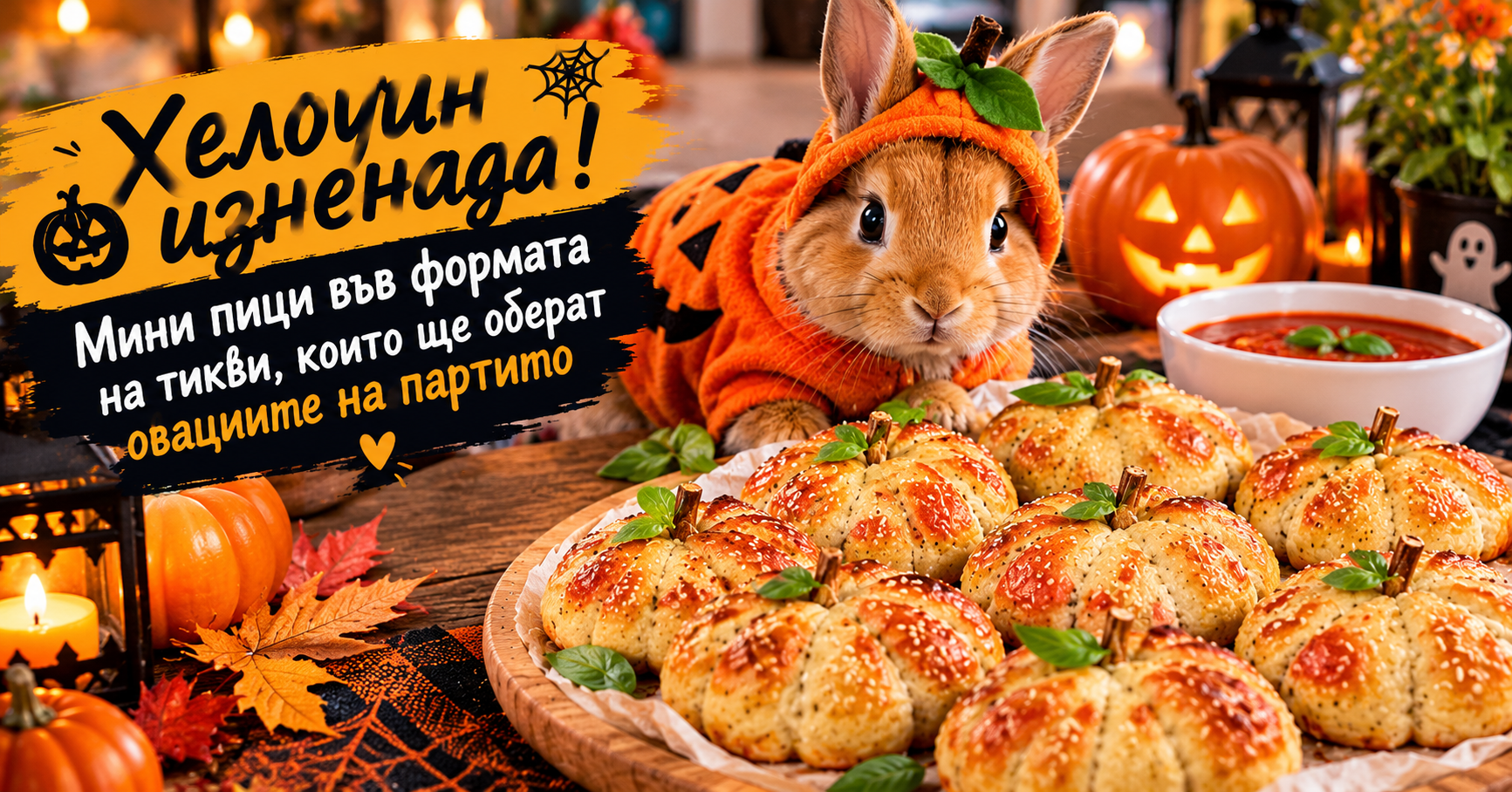 Пица или тиква? Хелоуин никога не е бил толкова вкусен